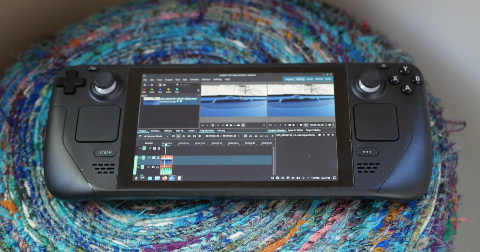 Настройка Steam Deck для видеомонтажа
