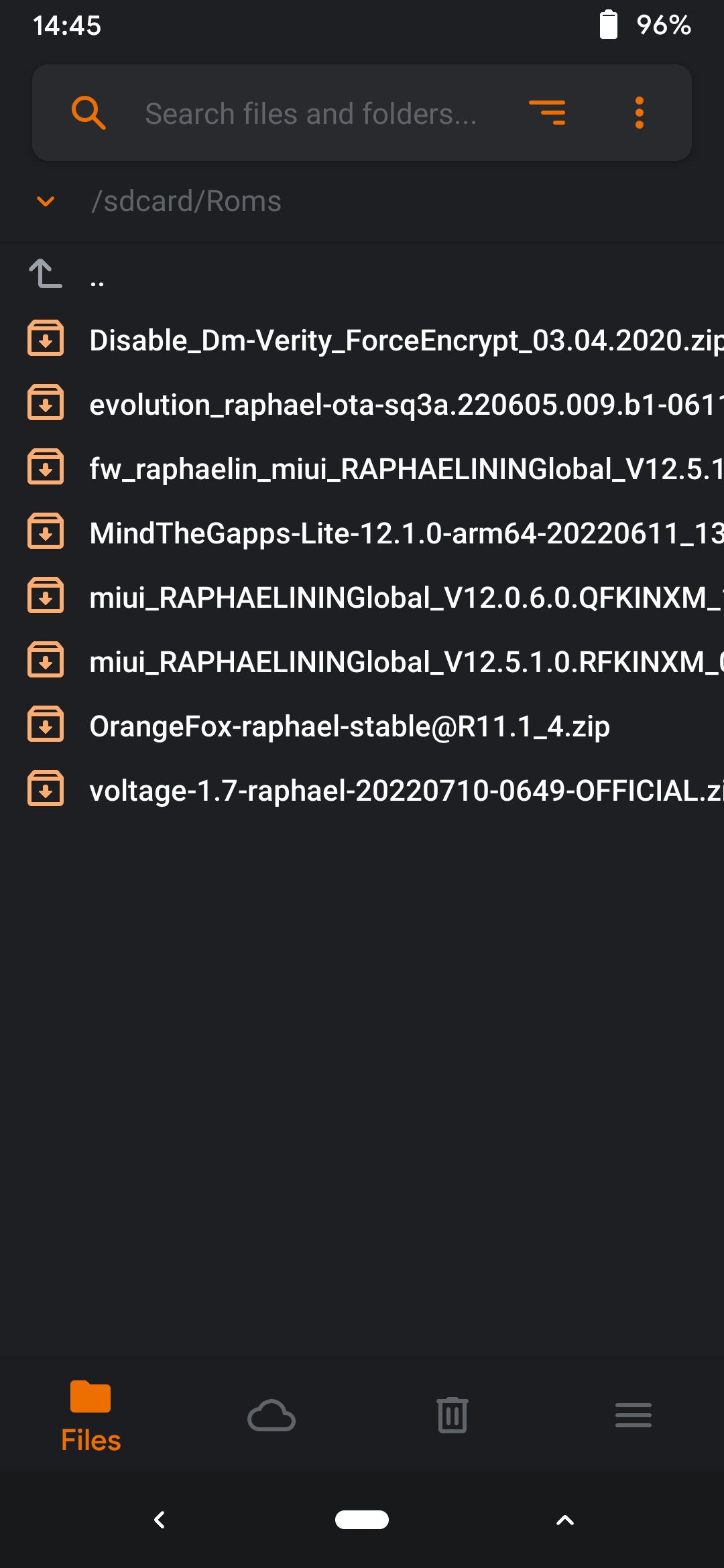 Список кастомных прошивок в рекавери