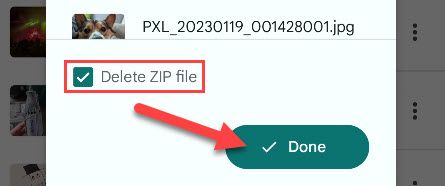Опция удаления исходного ZIP после извлечения