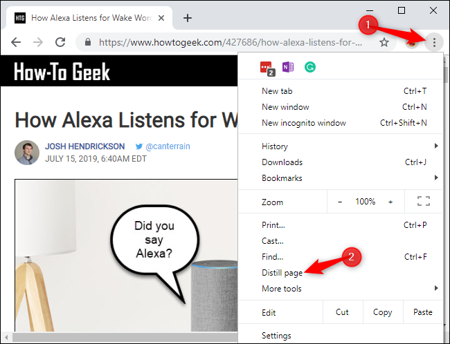 Печать статей без рекламы — режим чтения