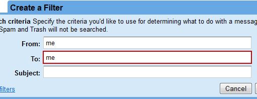 Настройка фильтра и метки в Gmail