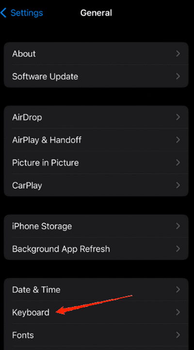 Настройки iPhone — Общие