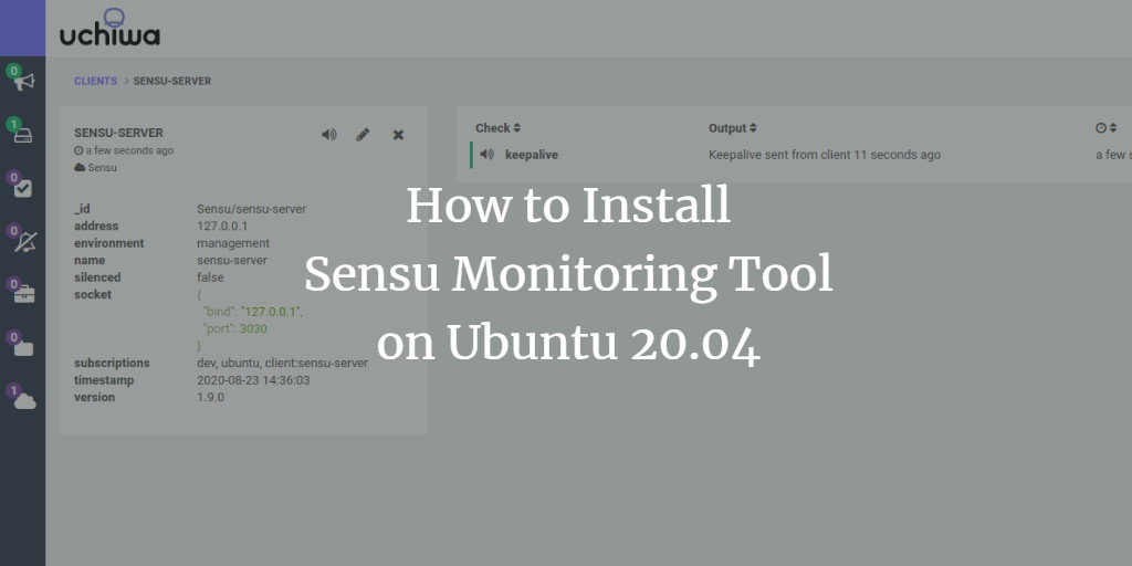 Установка Sensu и Uchiwa на Ubuntu 20.04