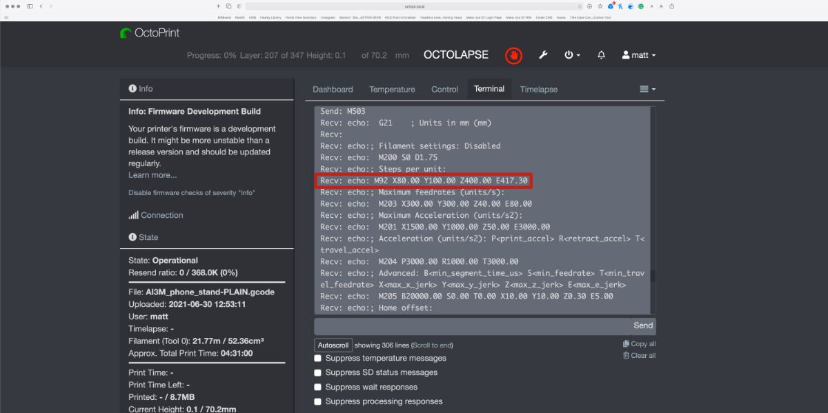 E-Value Line m92 highlighted