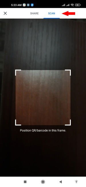 Сканирование QR‑кода в Chrome на Android