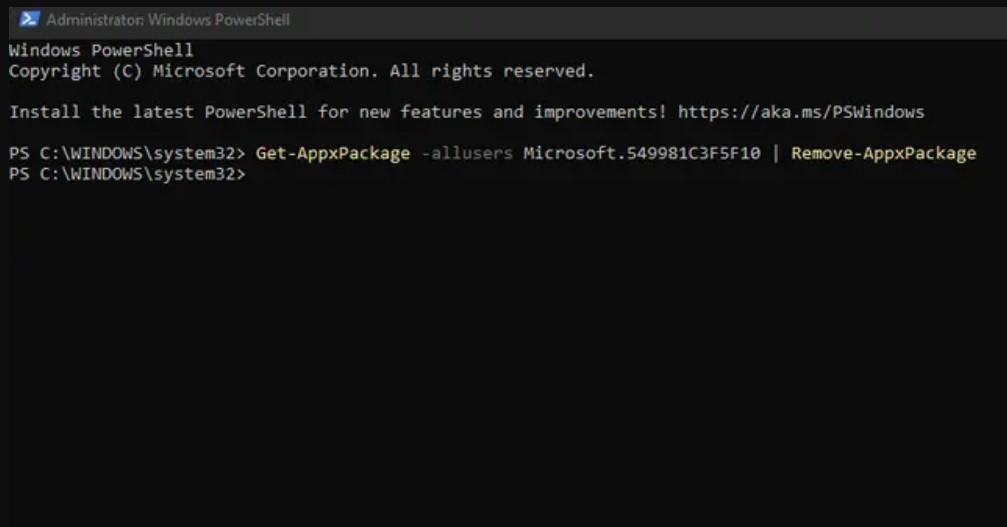 Run Powershell Command