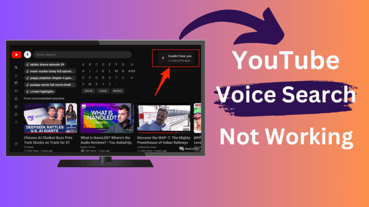 Голосовой поиск YouTube не работает на Android TV — исправить