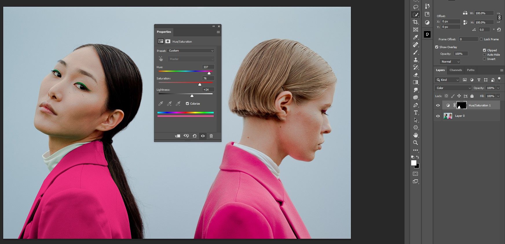 Финальная дорессировка ползунков