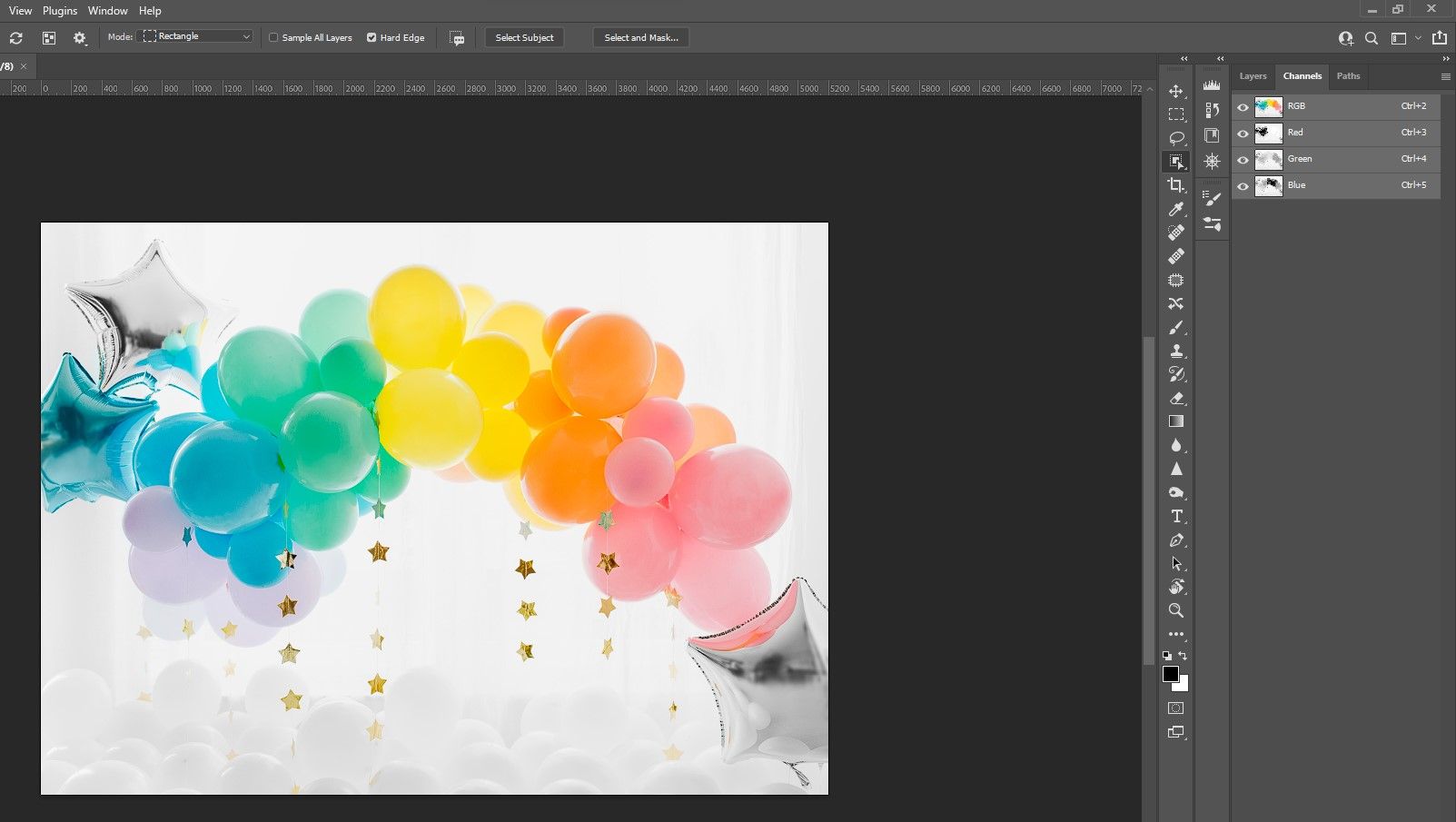 Пример выделения жёлтого