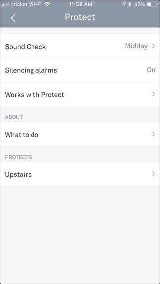 Интерфейс управления функциями Pathlight и Nightly Promise