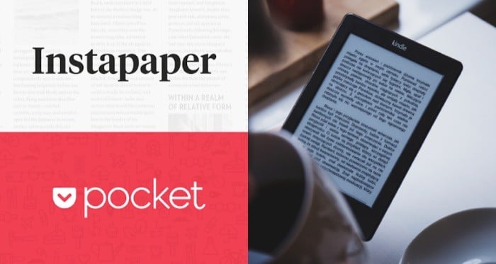 Как читать статьи Instapaper и Pocket на Kindle