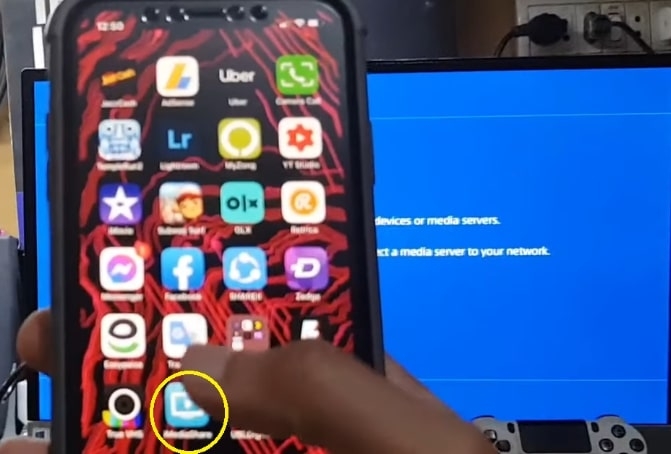 iMediaShare installata su iPhone per collegamento DLNA