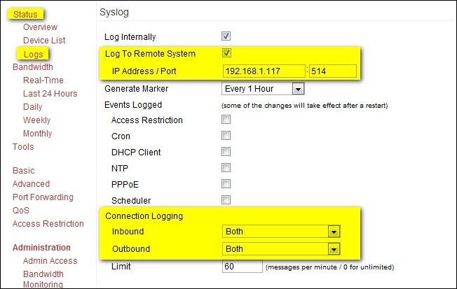 Экран программы WallWatcher: поток сетевых соединений в реальном времени