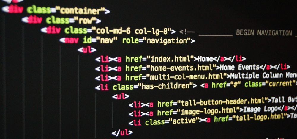 Пример кода на JavaScript в редакторе