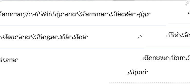 Удаление расширения в Chrome