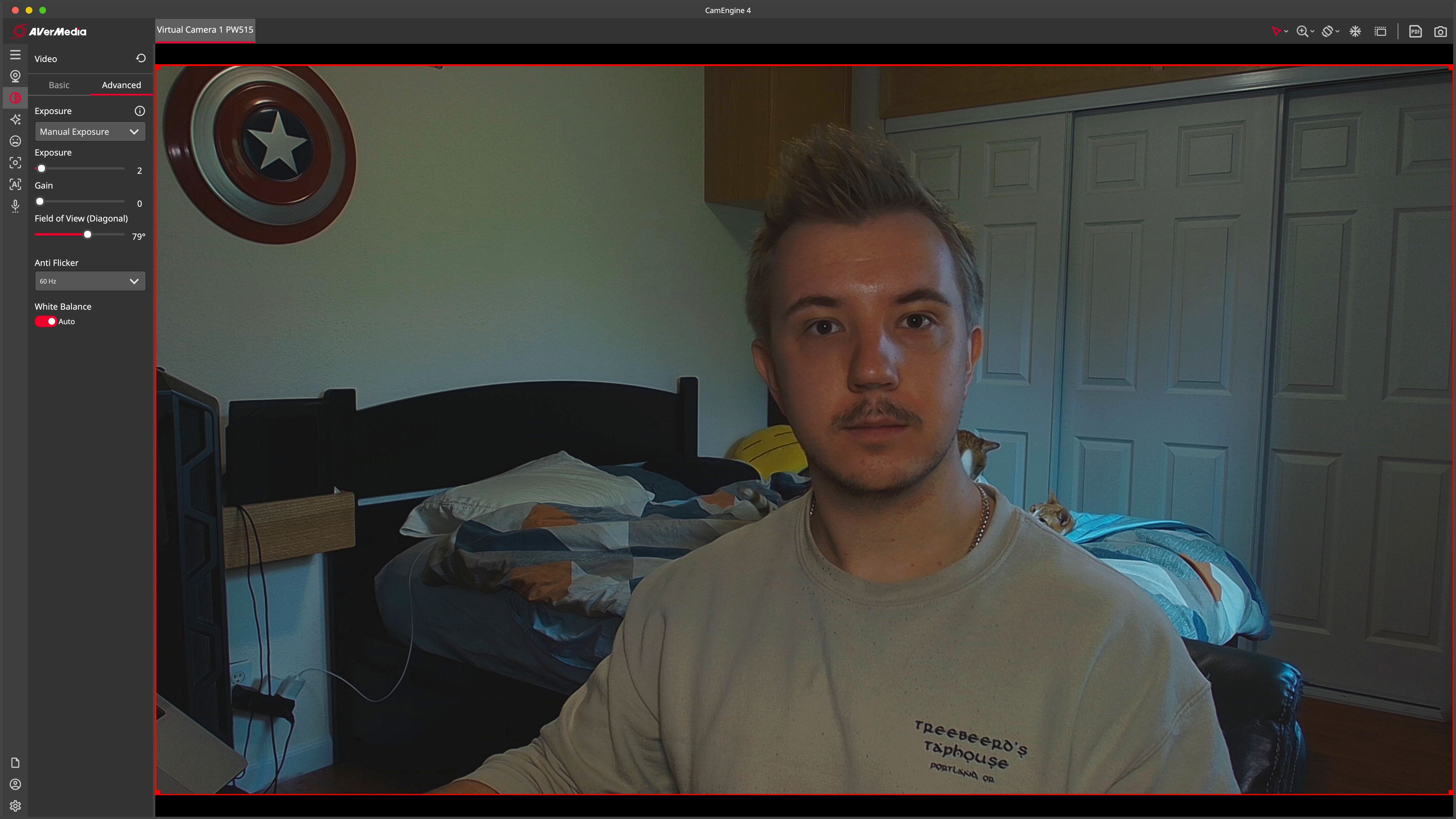 Insufficient manual exposure example