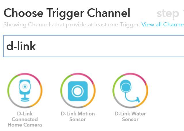Интеграция D-Link в IFTTT
