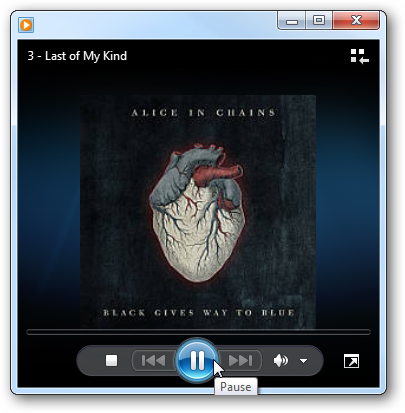 WMP воспроизводит трек FLAC