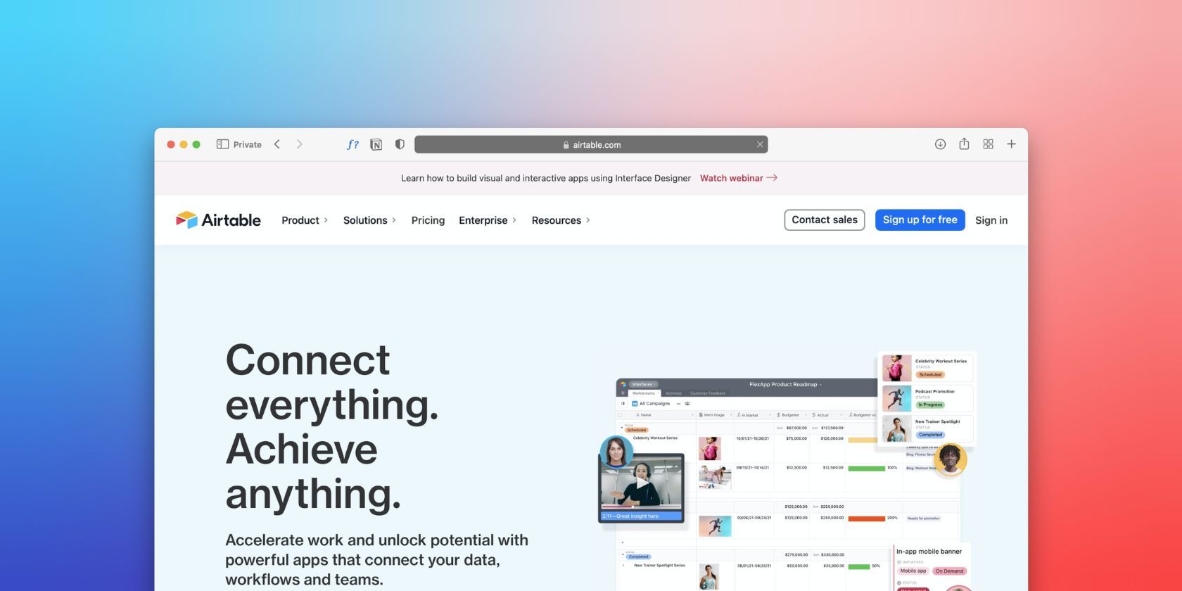 Airtable для управления проектами