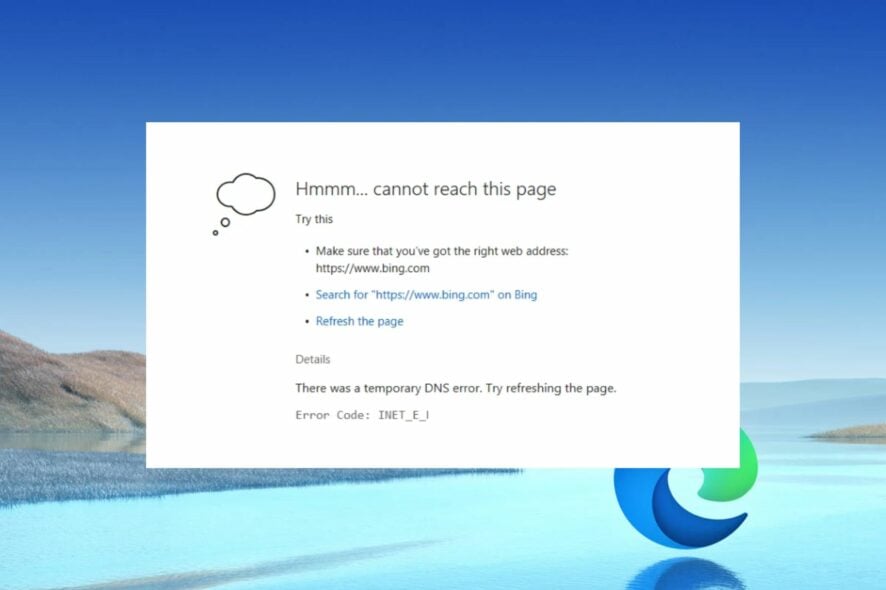 Как исправить Inet_e_security_problem в Edge