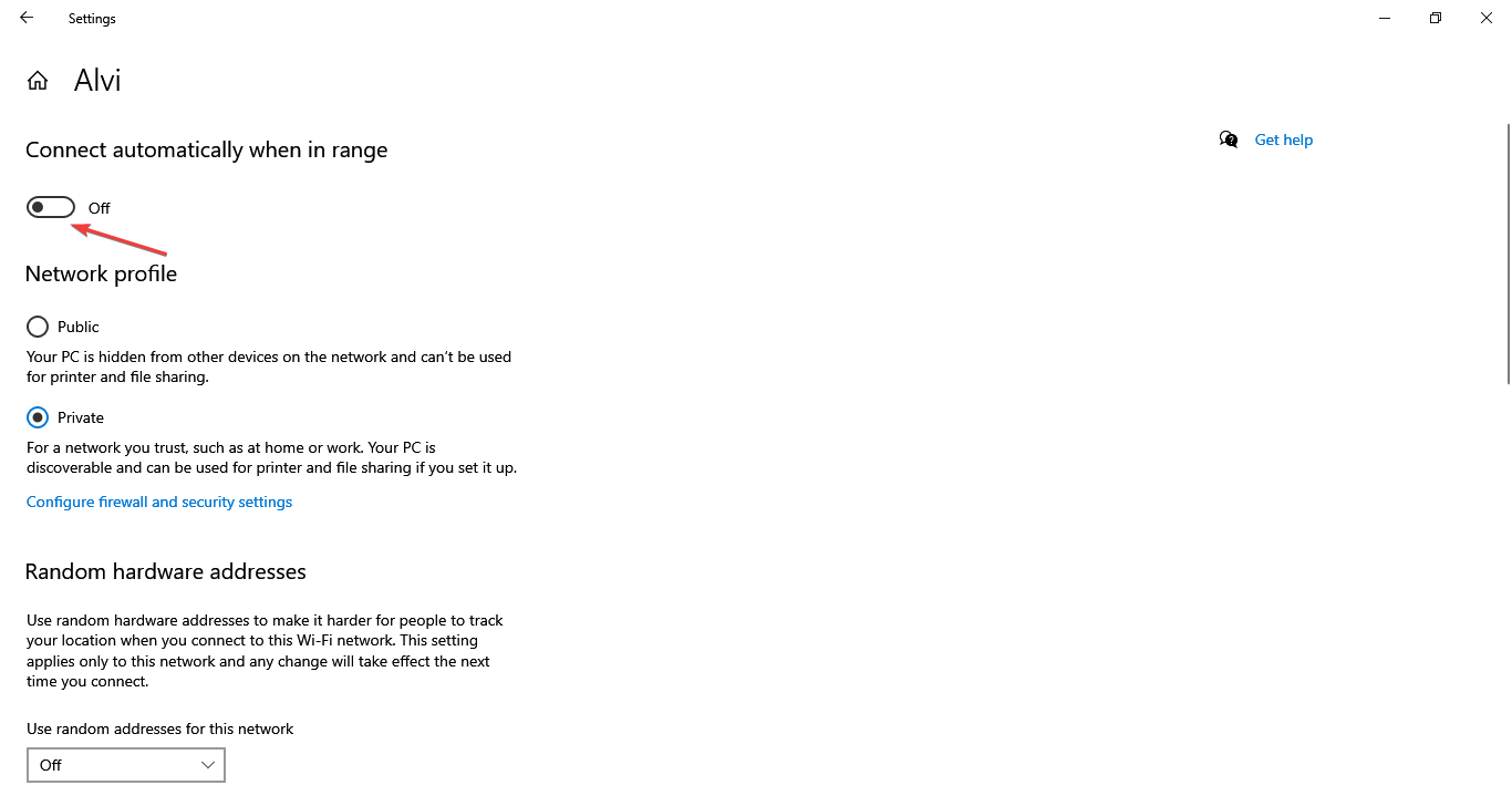 Отключение авто-подключения Wi‑Fi