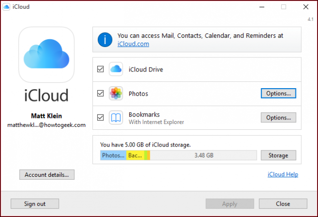 Перенести папку iCloud Photos в Windows