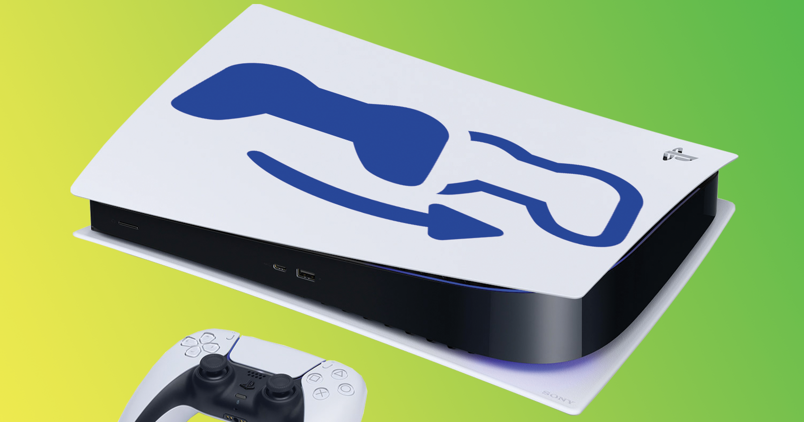 Логотип Share Play для консоли PS5