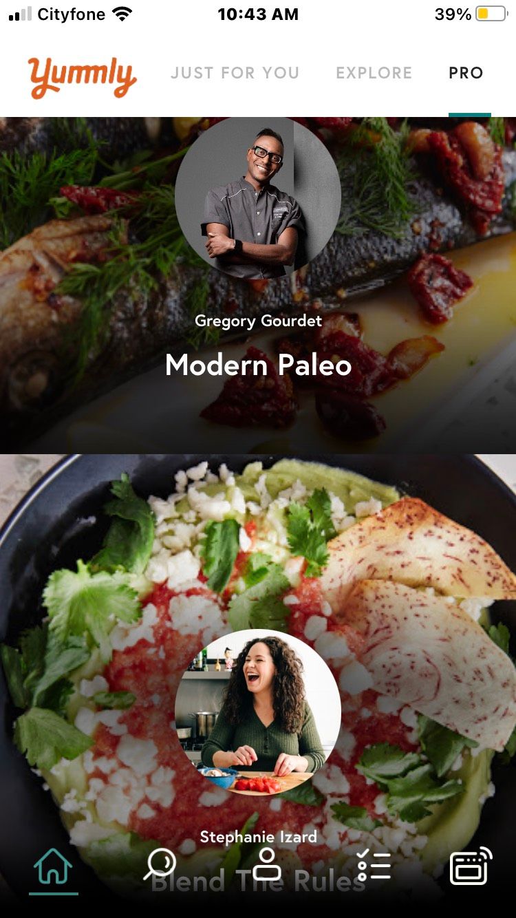 Скрин Yummly Pro