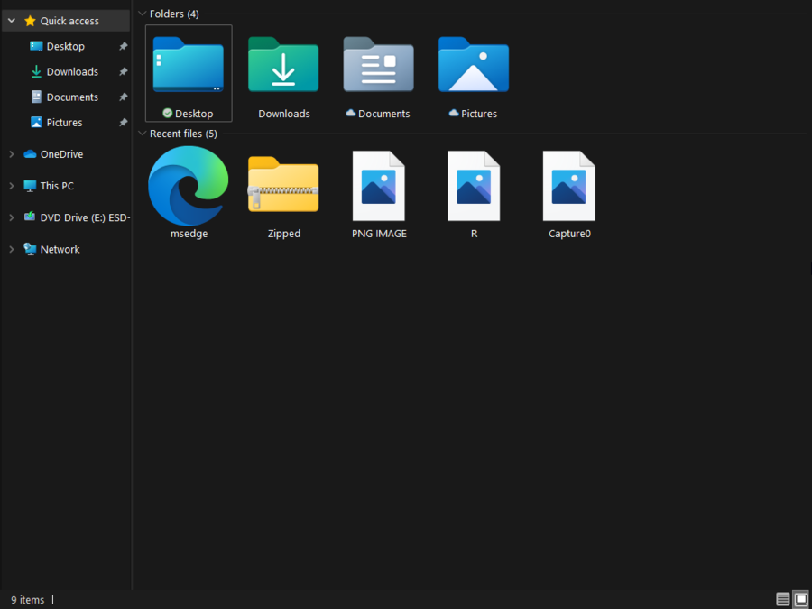 Полноэкранный Проводник Windows 11