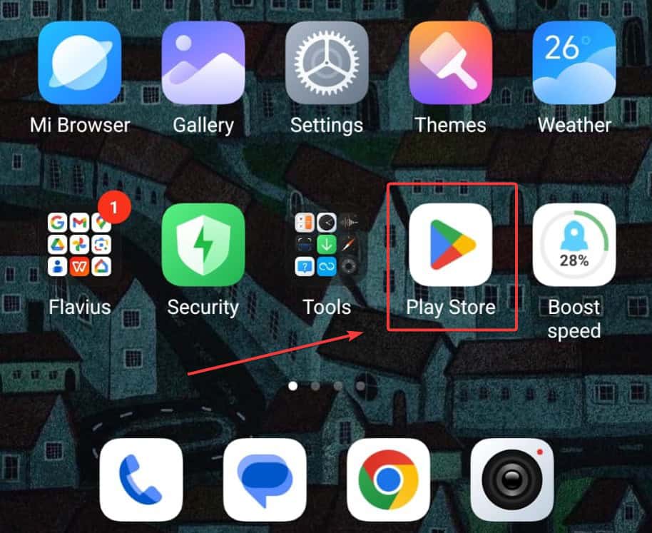 Поиск приложения Bluetooth Keyboard & Mouse в Play Store