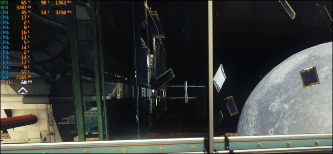 Реальные метрики в игре благодаря MSI Afterburner.