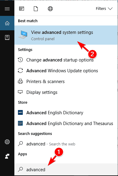 Настройка pagefile.sys в Windows 10