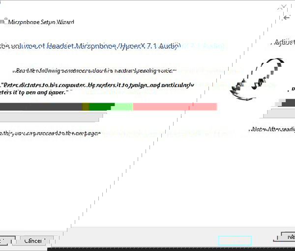 Уровень звука микрофона в Windows