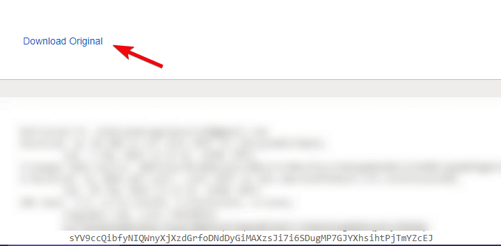 Сохранить оригинал письма