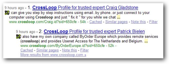 Запись сессии и описание выполненных задач в профиле CrossLoop
