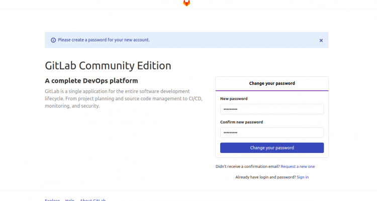 Установка GitLab CE на Ubuntu 20.04