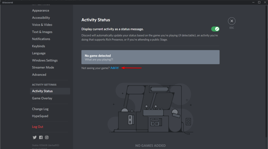 Кнопка Add it для ручного добавления приложения