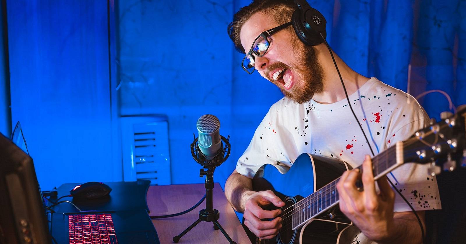 Записывающий микрофон и ПК