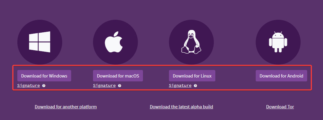 Скачивание Tor браузера