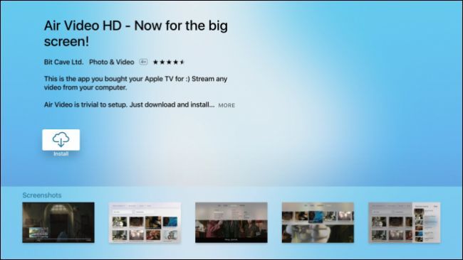 Экран покупки Air Video HD: цена $4.99