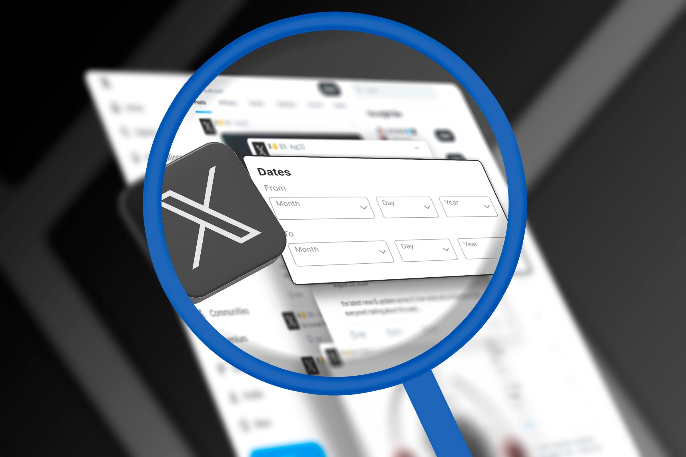 Как искать твиты по диапазону дат в X