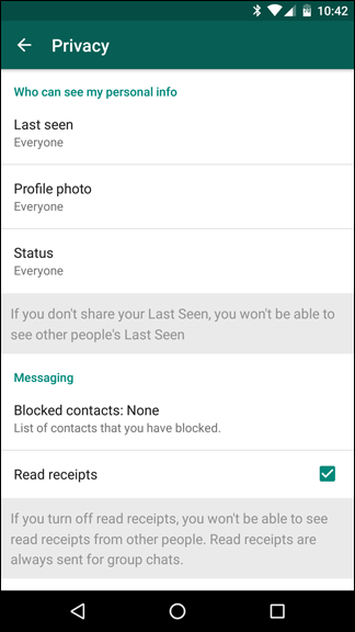 Экран добавления заблокированного контакта на Android