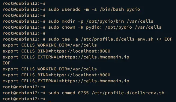 Настройка системных переменных