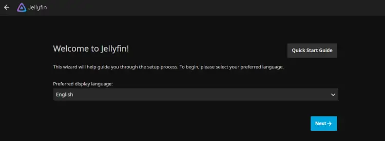 Выбор языка