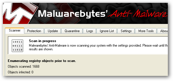 Установка Malwarebytes на инфицированной системе
