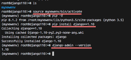 Django в виртуальном окружении