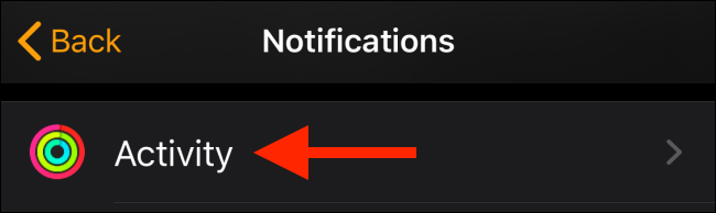 Выберите приложение в настройках Watch