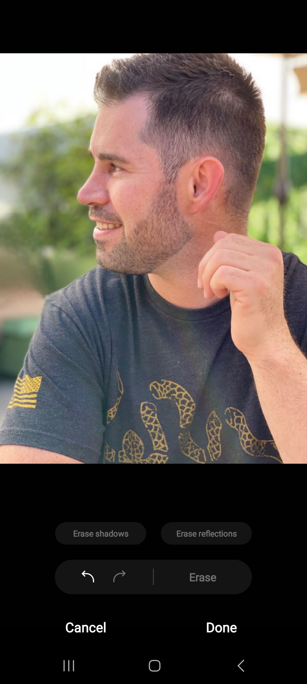 More results from using Samsung's Object Eraser tool.