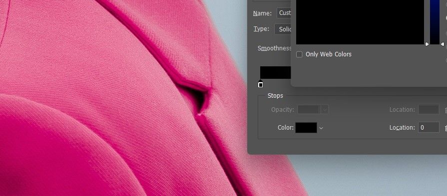 Шаг 8: Выберите тёмную область эталона