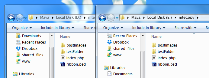 RealTimeSync отслеживает изменения и запускает синхронизацию